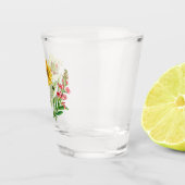 Wilde Bloem Boho Rustiek Shot Glas (Rechts)