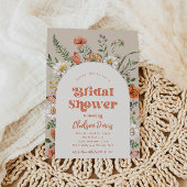Wilde bloem Bridal Shower | Bridal Kaart