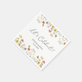 Wilde bloem Butterflies Boho Let's Celebrate Servet (Hoek)