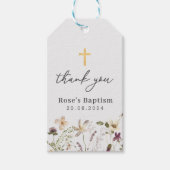 Wilde bloem cadeaulabel (Voorkant)