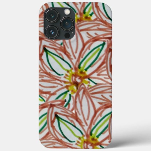 Wilde bloem Case-Mate iPhone case (Achterkant)