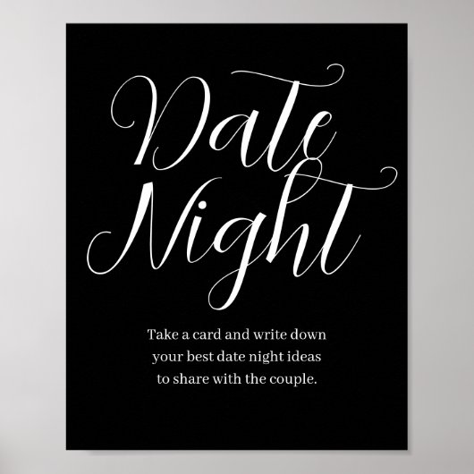 Wilde bloem Datum Nachtelijke ideeëngebarentaal Na Poster (Voorkant)