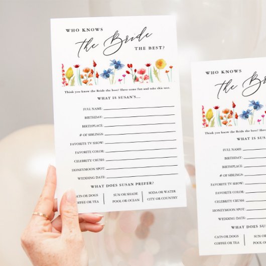 Wilde bloem die de Kaart van het spel van het groe