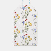 Wilde bloem Elegante dank je Bruidsfeest Cadeaulabel (Achterkant)