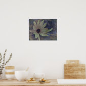 Wilde bloem en bijen poster (Keuken)