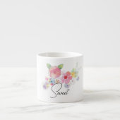 Wilde Bloem Espresso Kop (Voorkant)