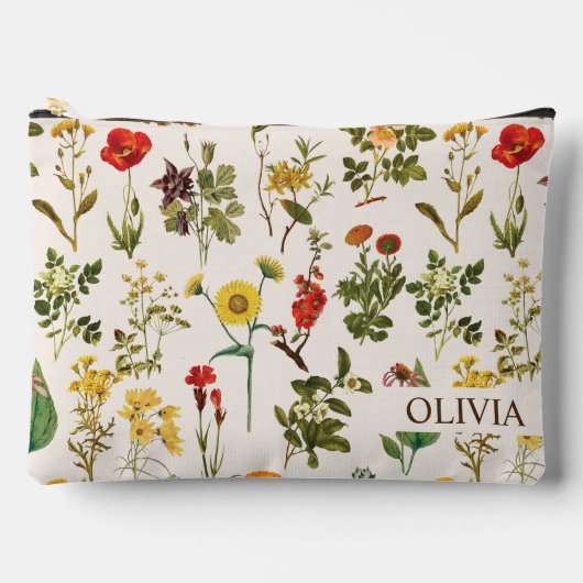  wilde bloem etui (Voorkant)