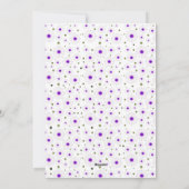 Wilde bloem feestdagenkaart (Achterkant)