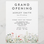 Wilde bloem flyer (Voorkant)