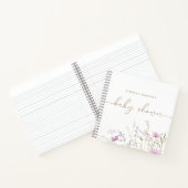 Wilde bloem Gepersonaliseerde showboeg Notitieboek (Binnen)