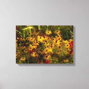 Wilde bloem Gewatteerd Canvas Afdruk
