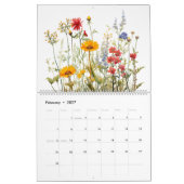 Wilde bloem kalender (Feb 2027)