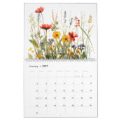 Wilde bloem kalender (Jan 2027)