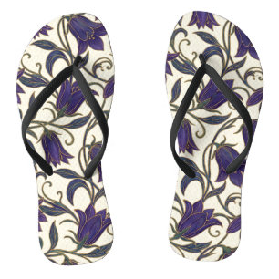 Wilde Bloem Klokjes Bloempatroon Teenslippers