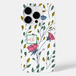Wilde bloem met kleurrijke wilde bloem Case-Mate iPhone 14 pro hoesje