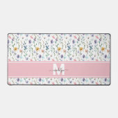 Wilde Bloem Monogram Bureaumat (Voorkant)