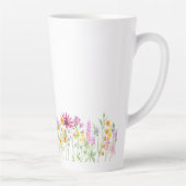 Wilde bloem Naam Definitie Wilde Bloem Latte Mok (Rechts)