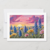 Wilde bloem notitiekaartje (Voorkant)