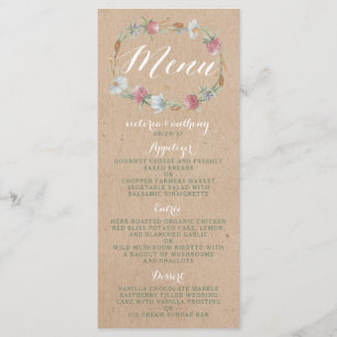 Wilde bloem op Kraft Country Weddenschap Menu