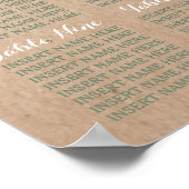 Wilde bloem op Kraft Country Weddenschap Poster (Hoek)