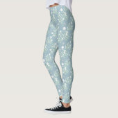 Wilde bloem patroon leggings (Links)