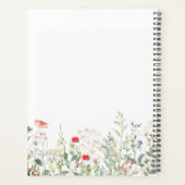 Wilde bloem planner (Achterkant)