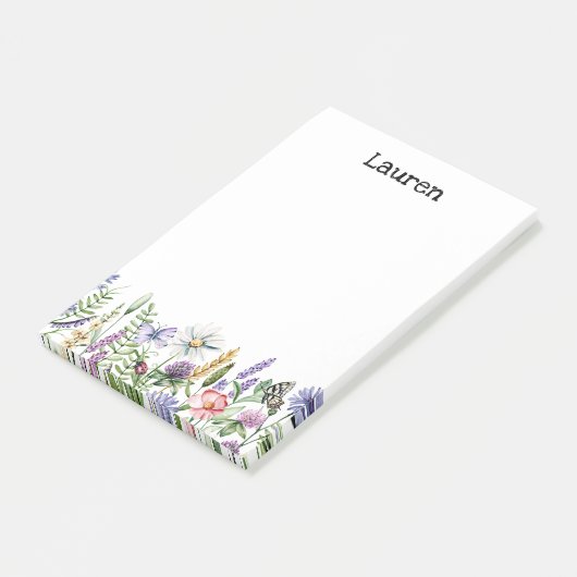 Wilde bloem Post-it notities Post-it® Notes (Schuin)