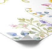 Wilde bloem poster (Hoek)