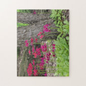 Wilde bloem Roze Primrose Foto Legpuzzel (Verticaal)