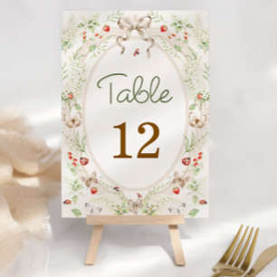 Wilde Bloem Rustieke Antieke Tafel Nummer