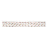 Wilde bloem Satin Ribbon, zomerbloemen Lint (Voorkant)