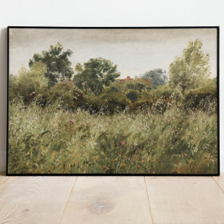 Wilde bloem schilderkunst poster