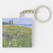 Wilde bloem sleutelhanger (Achterkant)