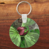 Wilde bloem sleutelhanger (Voorkant)