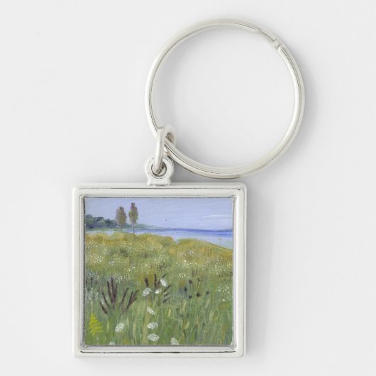 Wilde bloem sleutelhanger (Voorkant)