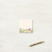 Wilde bloem Sticky Notes (Op bureau)