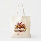 Wilde bloem tote bag (Voorkant)