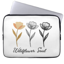 Wilde bloem trendy ontwerp