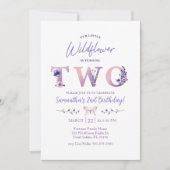 Wilde bloem Tweede uitnodiging van de Dag van de D (Voorkant)