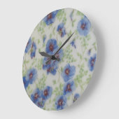 Wilde bloem Violet Wall klok (Hoek)