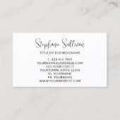 Wilde bloem visitekaartje (Achterkant)