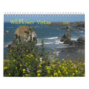 Wilde bloem Vistas kalender 2012