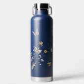 Wilde bloem waterfles (Voorkant)