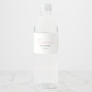 Wilde bloem waterlabels, waterfleslabels waterfles etiket