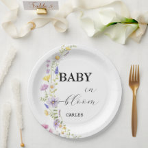 Wilde Bloem Waterverf Baby in Bloei