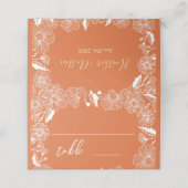 Wilde bloem Wauweide Garden Wedding Decor (Buitenkant ongevouwen)