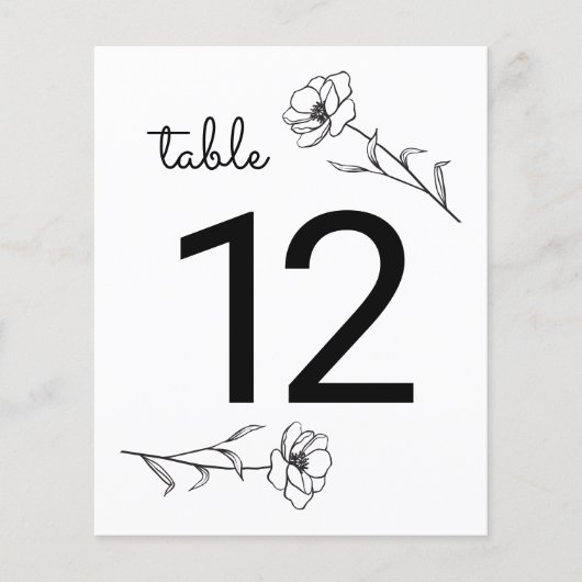 Wilde bloem-weddenschapsnummer (Voorkant)