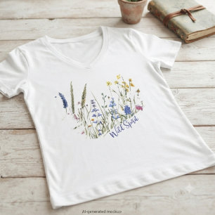 Wilde Bloem Wilde Geest Natuur Cadeau voor Vrouwen T-shirt