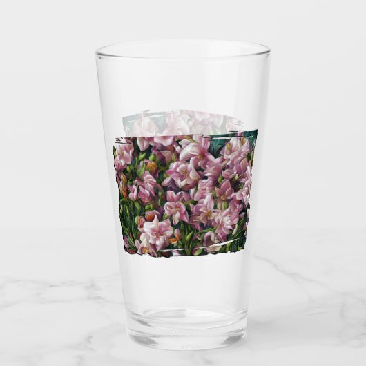 Wilde bloemafdrukken glas (Voorkant)