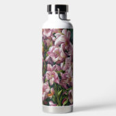 Wilde bloemafdrukken waterfles (Links)